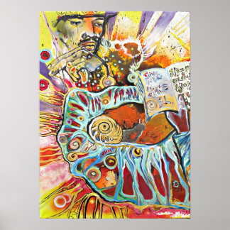 Färgning av artist RobSKY Poster