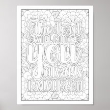 Färgning av bibelverse/kristen Vuxen