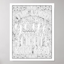 Färgning av bibelverse/kristen Vuxen