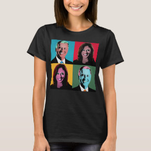 Färgning av BIDEN/HARRIS-popup-bilder T Shirt