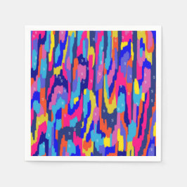 Färgning av Bok Abstrakt Pappersservett