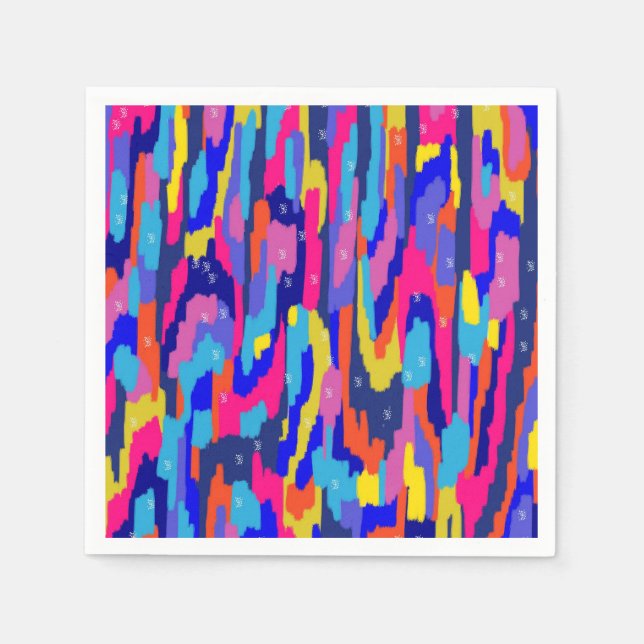 Färgning av Bok Abstrakt Pappersservett (Framsidan)