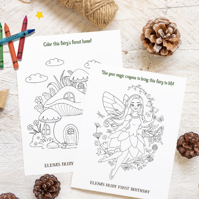 Färgning av Bok Fairy First Birday Barn Activity (Fairy First - coloring page)
