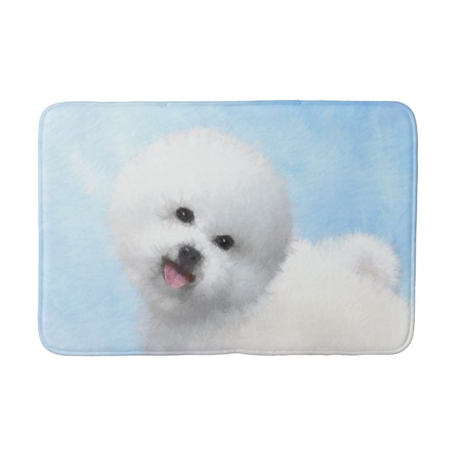 Färgning av citattecken - Cute Original Hund Art Badrumsmatta (Framsidan)