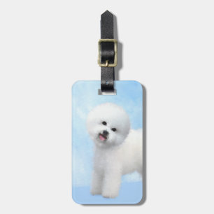 Färgning av citattecken - Cute Original Hund Art Bagagebricka