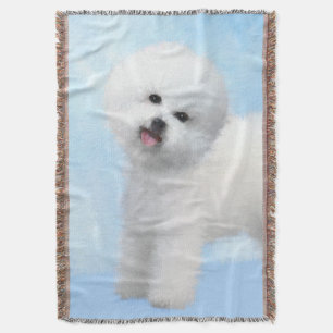 Färgning av citattecken - Cute Original Hund Art Filt