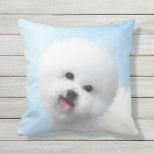 Färgning av citattecken - Cute Original Hund Art Kudde