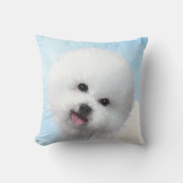 Färgning av citattecken - Cute Original Hund Art Kudde (Framsida)