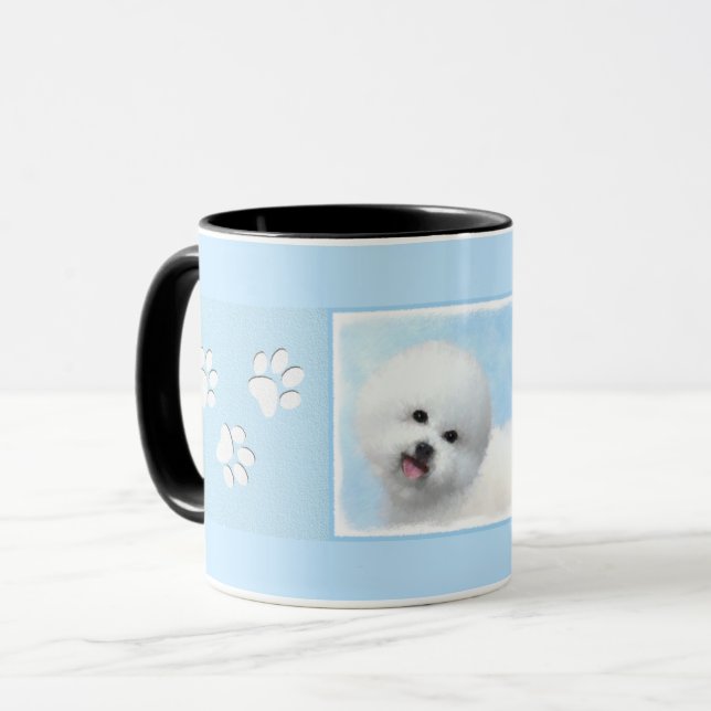 Färgning av citattecken - Cute Original Hund Art Mugg (Framsida vänster)