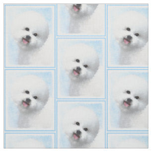 Färgning av citattecken - Cute Original Hund Art Tyg