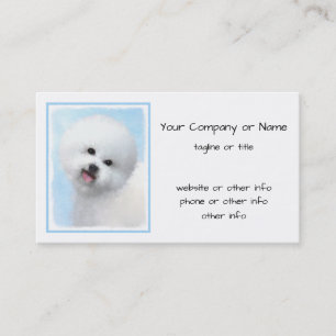 Färgning av citattecken - Cute Original Hund Art Visitkort