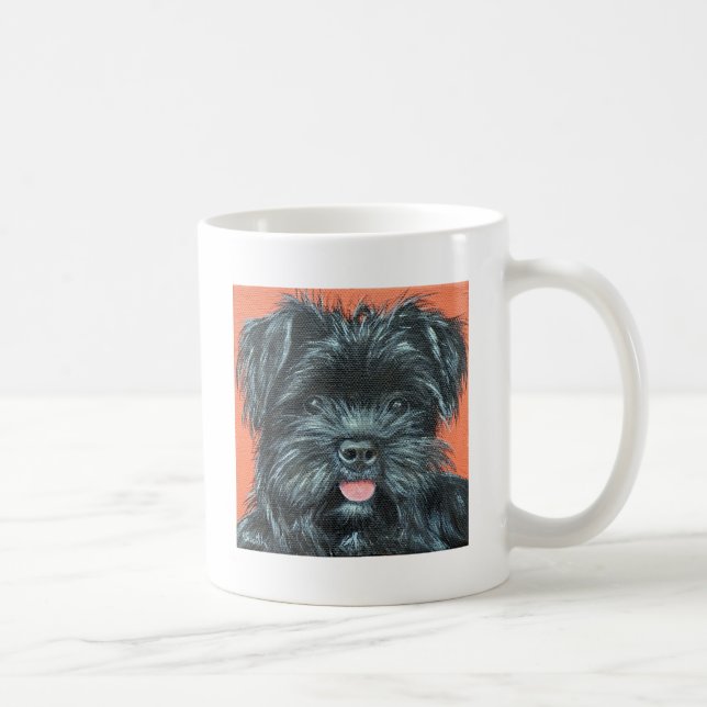 Färgning av Cute Terrier-Hund Kaffemugg (Höger)
