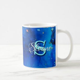 Färgning av djupblått undervattensalkohol, Bläc Kaffemugg