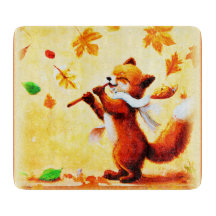 Färgning av en Lycklig singing Red Fox. Köp nu