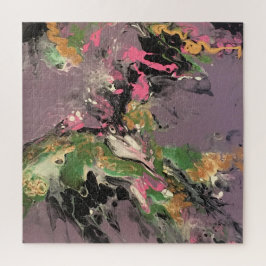 Färgning av fiskfiltret Akryllisk skärva Pussel