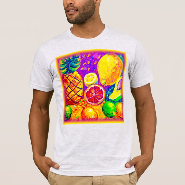 Färgning av frukt. Köp nu T Shirt (Framsida)