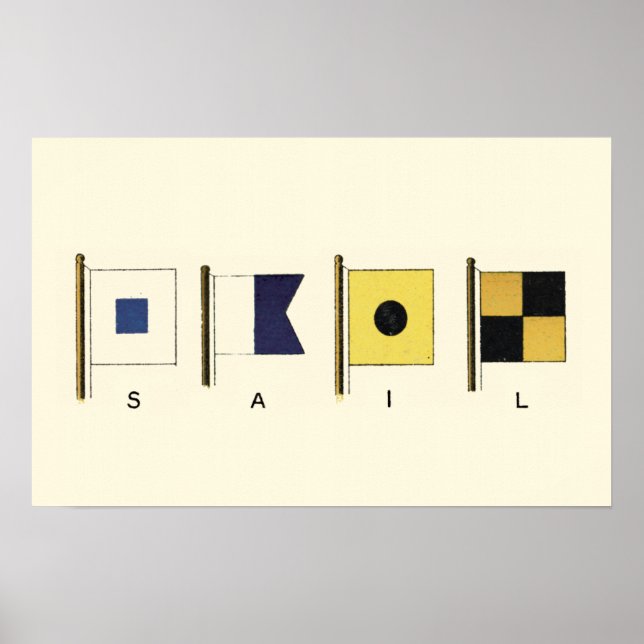 Färgning av fyra Flaggor med baksida Poster (Framsidan)