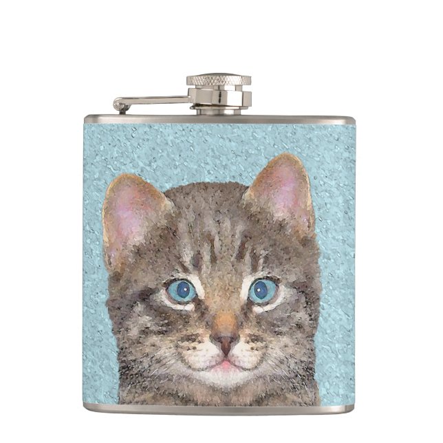Färgning av grått Tabby katt - Cute Original Cat A Fickplunta (Framsidan)