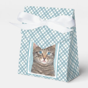 Färgning av grått Tabby katt - Cute Original Cat A Presentaskar