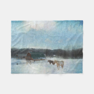 Färgning av häst, kaniner och Snö Fleecefilt