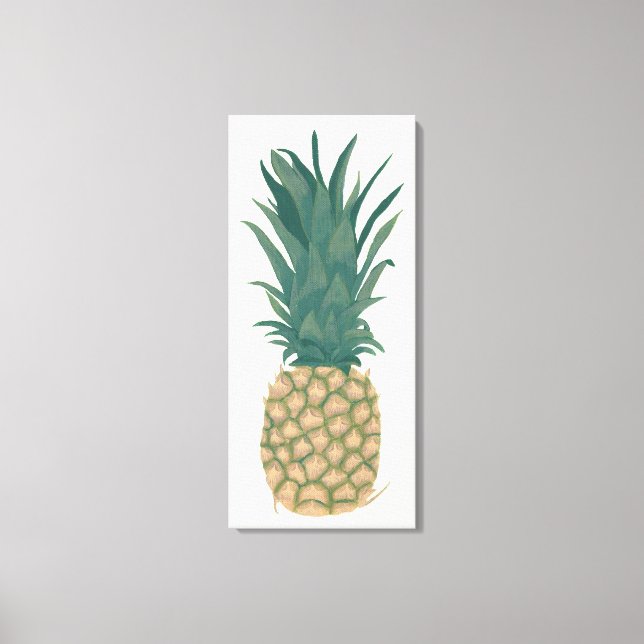 Färgning av hela den mogna ananas, packad kanvas (Framsida)