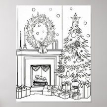 Färgning av julgran Vuxen