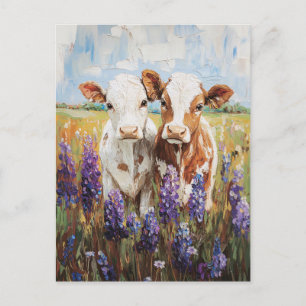 Färgning av koskalor Lupine Flowers Vykort