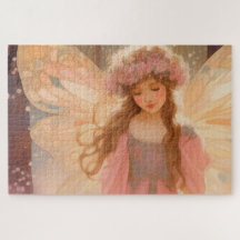Färgning av kute Rosa Fairy Fantasy