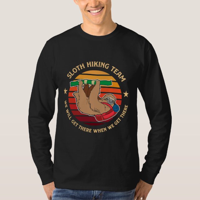 Färgning av kutym djurfärg Sent Hiking Team T Shirt (Framsida)