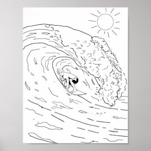 Färgning av överflödig Vuxen Poster