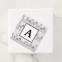 Färgning av Page-julbyn i Snö