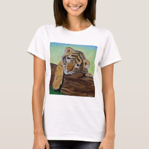 Färgning av pipande tiger Unge T-shirt