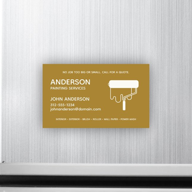 Färgning av professionell. Magnetiskt Affärskort (Skapare uppladdad)