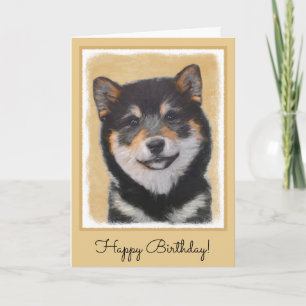 Färgning av Shiba Inu (svart och tonvis) - Hund Ar Kort