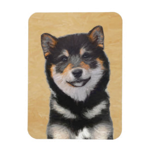 Färgning av Shiba Inu (svart och tonvis) - Hund Ar Magnet