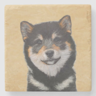 Färgning av Shiba Inu (svart och tonvis) - Hund Ar Stenunderlägg