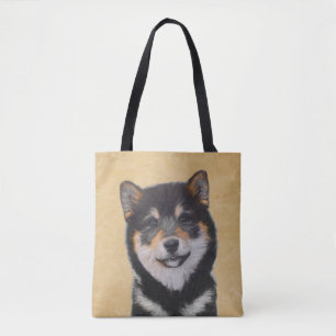 Färgning av Shiba Inu (svart och tonvis) - Hund Ar Tygkasse