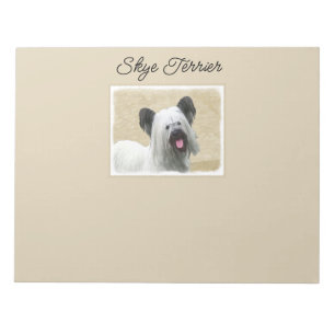Färgning av Skye Terrier - Cute Original Hund Art Anteckningsblock
