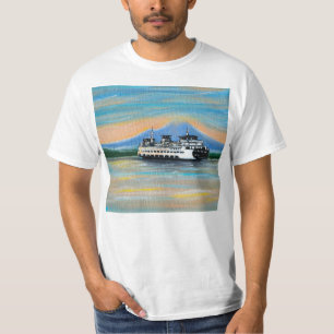 Färgning av sostigfärja t shirt