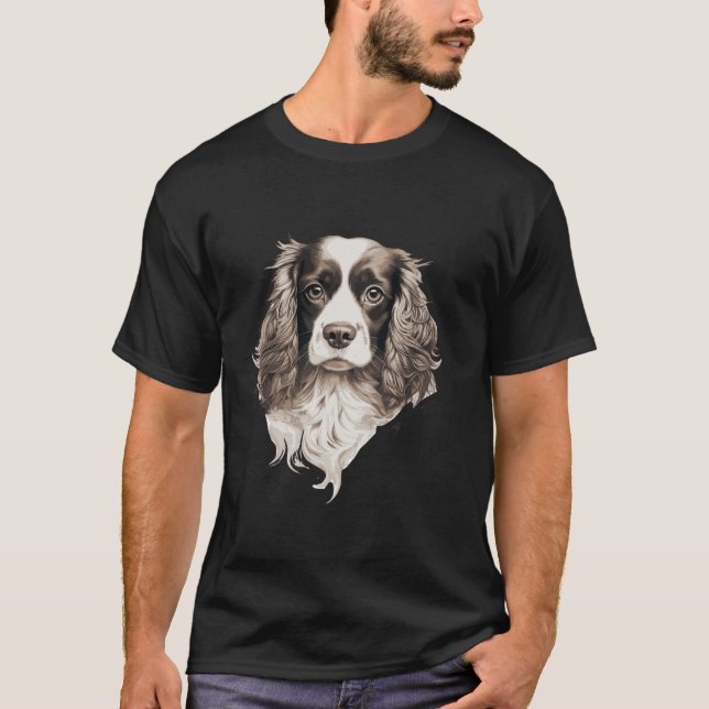 Färgning av spanska Hund marierna Mamma fläkt Älsk T Shirt (Framsida)