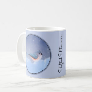 Färgning av tuftad timus - Cute Original Hund Art Kaffemugg