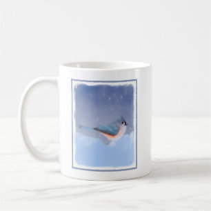 Färgning av tuftad timus - Cute Original Hund Art Kaffemugg
