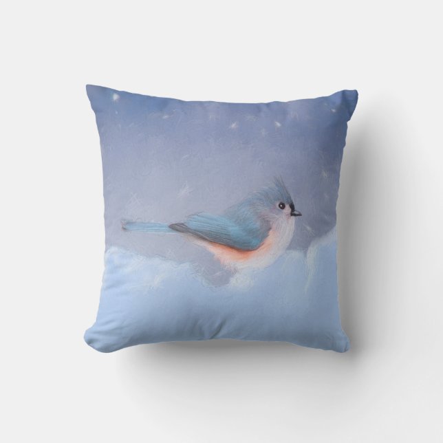 Färgning av tuftad timus - Cute Original Hund Art Kudde (Framsida)