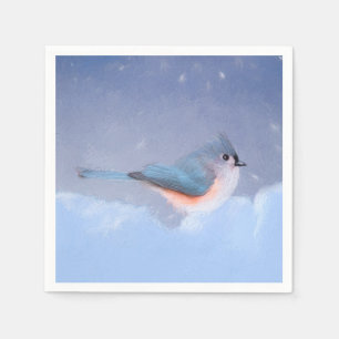 Färgning av tuftad timus - Cute Original Hund Art Pappersservett