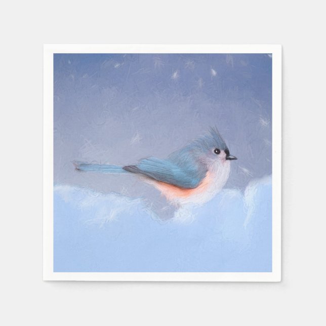 Färgning av tuftad timus - Cute Original Hund Art Pappersservett (Framsidan)