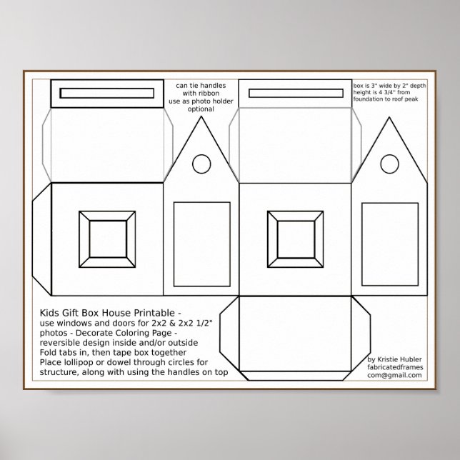Färgning av utskrivbara projekt för presentationsr poster (Framsidan)