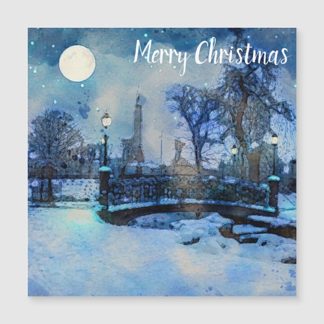 Färgning av vinternatten i staden (Framsida)