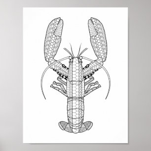 Färgning av Vuxen Poster