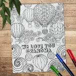 Färgning av Vuxen Zen Doodle Art Swirls Ballons Pussel<br><div class="desc">Zen doodle- konst med luftballonger och relaxerande snurrar i svartvitt för färgning. För bästa resultat,  använda markörer eller färgpennor.</div>