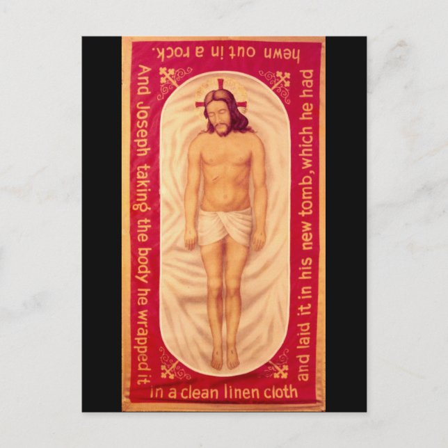 Färgning av vykort för Kristus (Framsida)